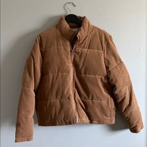 John Galt Corduroy Puffer Jacket